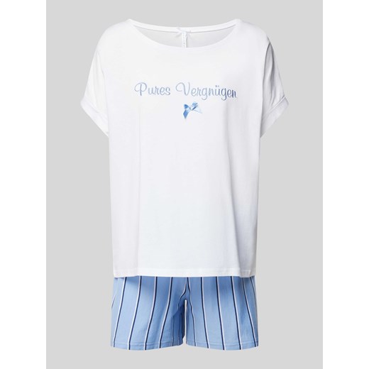 Piżama z wyhaftowanym napisem model ‘Pures Vergnügen’ ze sklepu Peek&Cloppenburg  w kategorii Piżamy damskie - zdjęcie 170574159