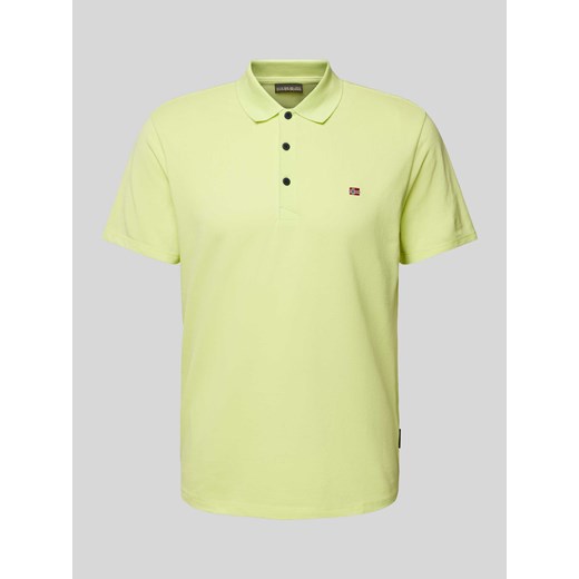 Koszulka polo o kroju slim fit z wyhaftowanym logo model ‘EALIS’ ze sklepu Peek&Cloppenburg  w kategorii T-shirty męskie - zdjęcie 170574188