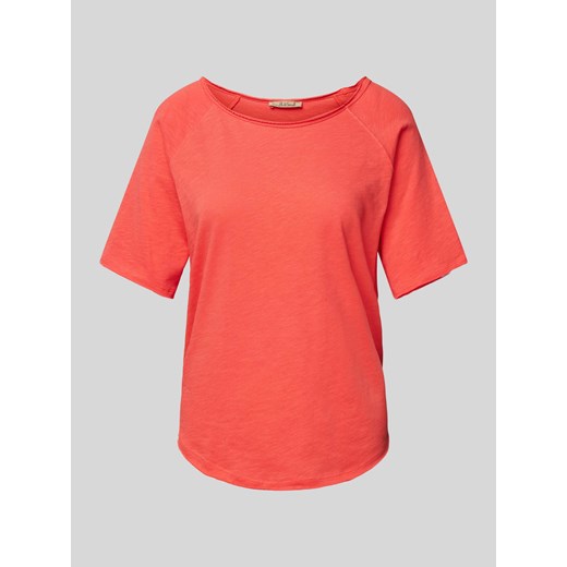 T-shirt w jednolitym kolorze ze sklepu Peek&Cloppenburg  w kategorii Bluzki damskie - zdjęcie 170574216