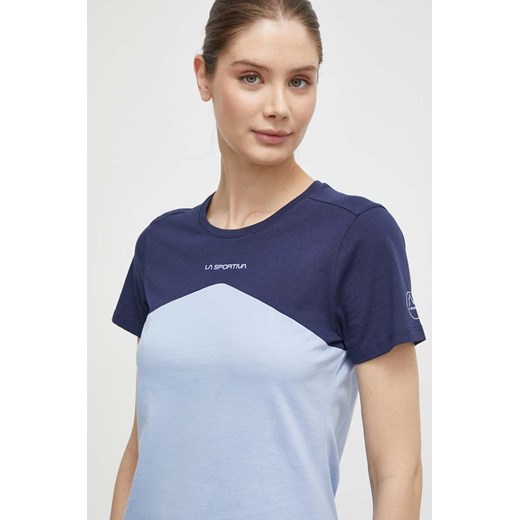 LA Sportiva t-shirt Roof damski kolor granatowy G16645643 ze sklepu ANSWEAR.com w kategorii Bluzki damskie - zdjęcie 170578957