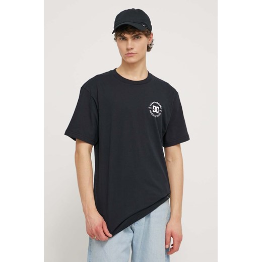 DC t-shirt bawełniany męski kolor czarny z nadrukiem ADYZT05375 ze sklepu ANSWEAR.com w kategorii T-shirty męskie - zdjęcie 170579008