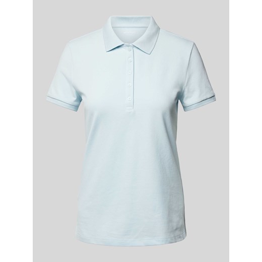 Koszulka polo o kroju regular fit w jednolitym kolorze ze sklepu Peek&Cloppenburg  w kategorii Bluzki damskie - zdjęcie 170581199
