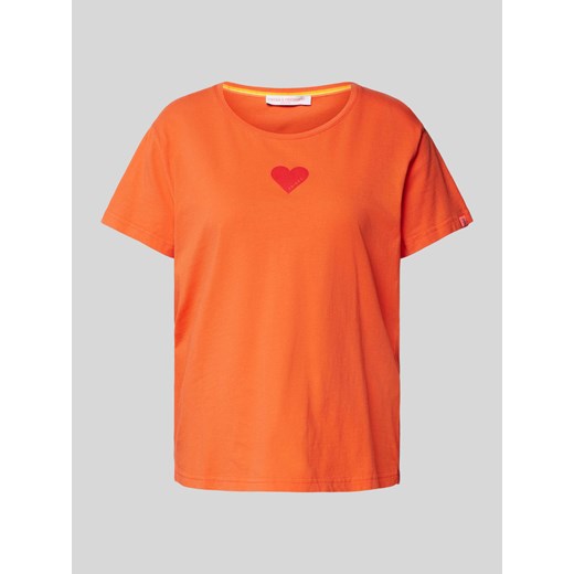 T-shirt z nadrukowanym motywem ze sklepu Peek&Cloppenburg  w kategorii Bluzki damskie - zdjęcie 170581589