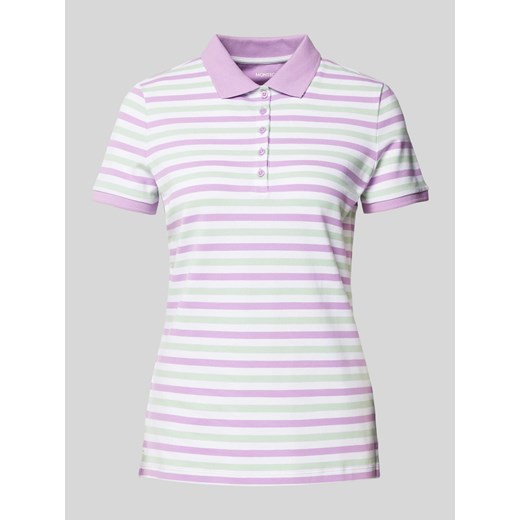 Koszulka polo o kroju slim fit i dwukolorowym designie ze sklepu Peek&Cloppenburg  w kategorii Bluzki damskie - zdjęcie 170581617