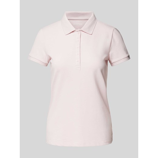 Koszulka polo o kroju regular fit w jednolitym kolorze ze sklepu Peek&Cloppenburg  w kategorii Bluzki damskie - zdjęcie 170581678