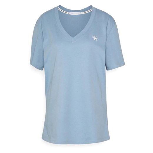 CALVIN KLEIN UNDERWEAR Koszulka w kolorze błękitnym ze sklepu Limango Polska w kategorii Bluzki damskie - zdjęcie 170582257