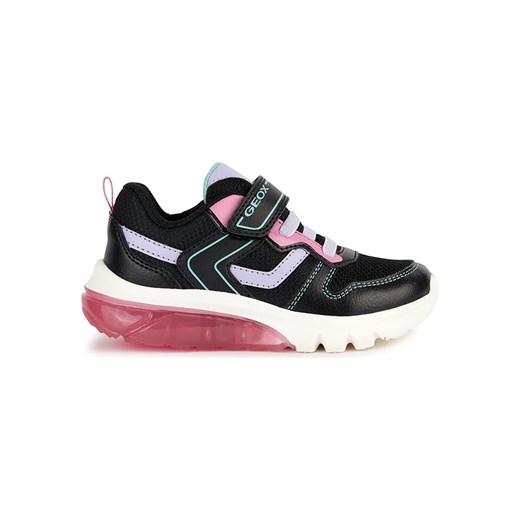 Geox Sneakersy &quot;Ciberdron&quot; w kolorze czarno-różowym ze sklepu Limango Polska w kategorii Buty sportowe dziecięce - zdjęcie 170585256