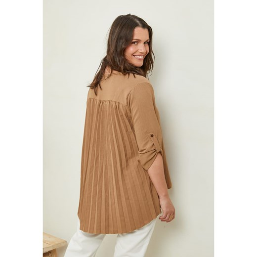 Curvy Lady Bluzka w kolorze karmelowym Curvy Lady 44/46 promocyjna cena Limango Polska