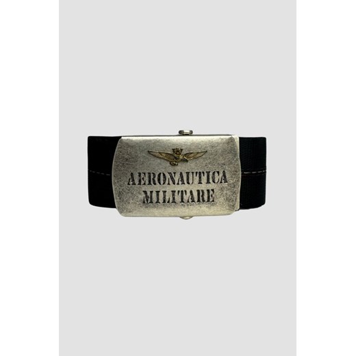 AERONAUTICA MILITARE Czarny pasek Frecce Tricolori, Wybierz rozmiar 90 ze sklepu outfit.pl w kategorii Paski męskie - zdjęcie 170588929