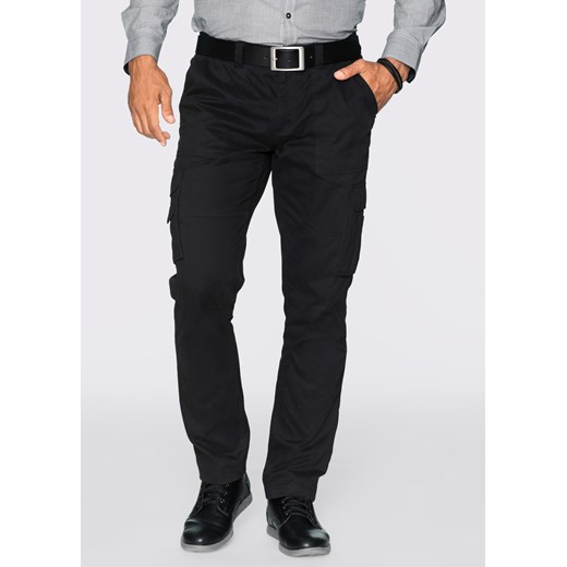 Spodnie bojówki z powłoką z teflonu Regular Fit Straight ze sklepu bonprix w kategorii Spodnie męskie - zdjęcie 170589166