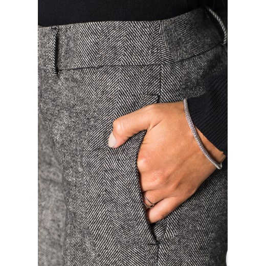 Spodnie z szerokimi nogawkami 46 bonprix