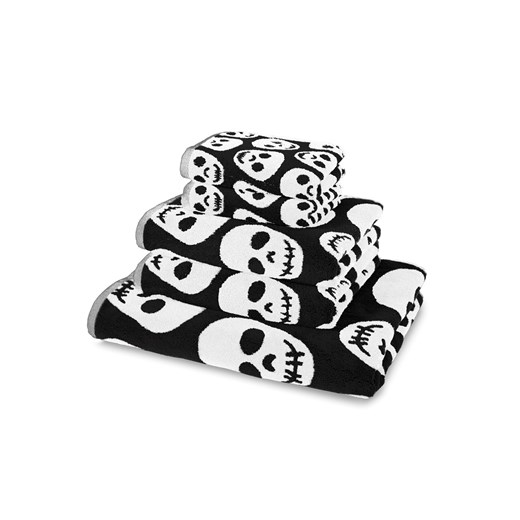 Ręczniki z motywem trupich czaszek ze sklepu bonprix w kategorii Ręczniki - zdjęcie 170589249