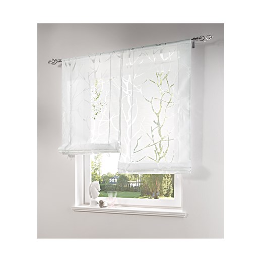Roleta z troczkami i wypalanym wzorem H – Wys./B – Szer.: 155/60 cm bonprix