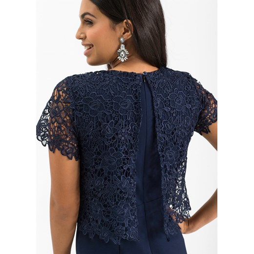 Kombinezon z koronką 48 bonprix