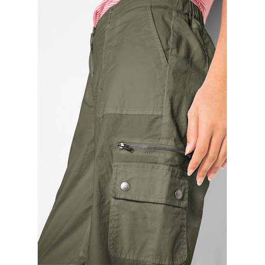 Dżinsy bojówki Mid Waist, długie 52 bonprix