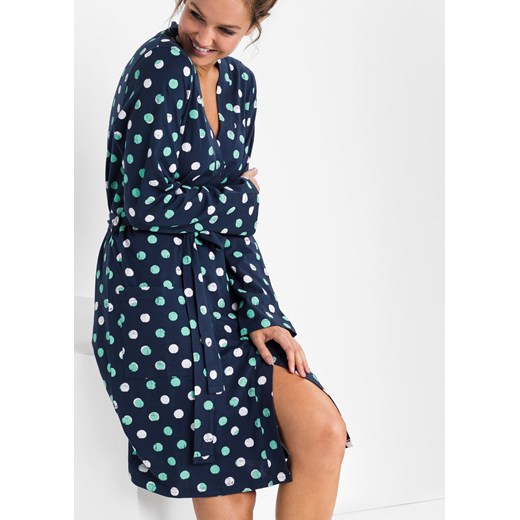 Szlafrok z dzianiny shirtowej 36/38 bonprix