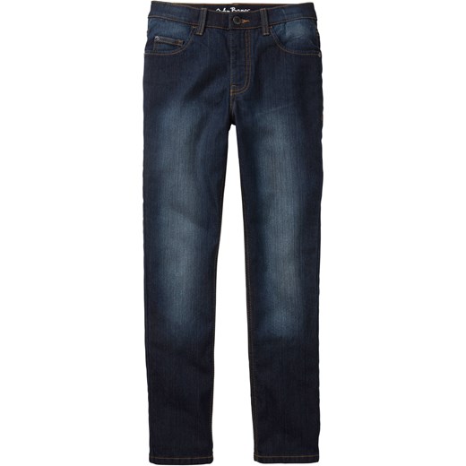 Dżinsy chlopięce Slim Fit ze sklepu bonprix w kategorii Spodnie chłopięce - zdjęcie 170590967