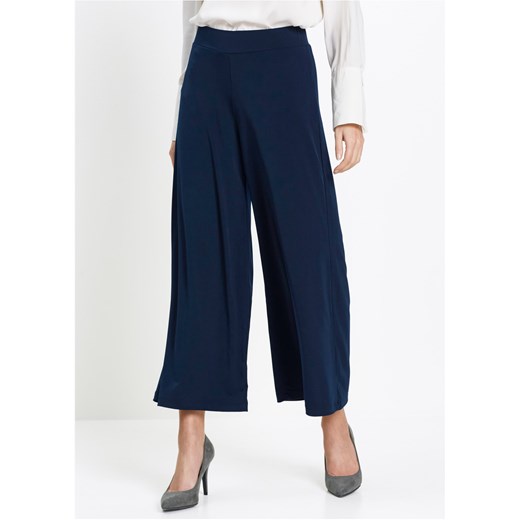 Spodnie culotte z dżerseju ze sklepu bonprix w kategorii Spodnie damskie - zdjęcie 170591008