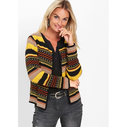Sweter bez zapięcia ze sklepu bonprix w kategorii Swetry damskie - zdjęcie 170591617
