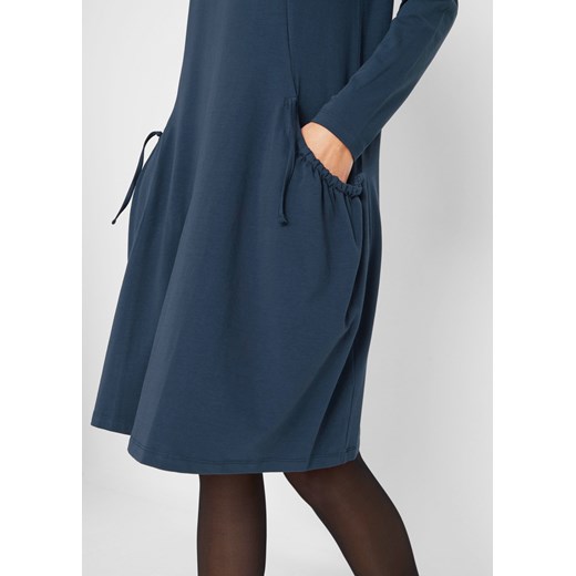 Sukienka oversize z kieszeniami, w długości do kolan 36/38 bonprix