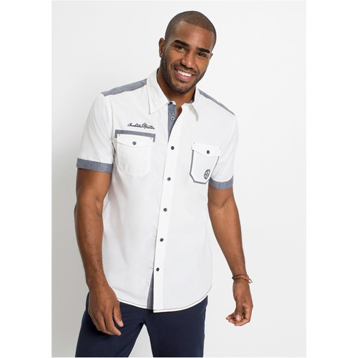 Koszula z krótkim rękawem ze sklepu bonprix w kategorii Koszule męskie - zdjęcie 170592948