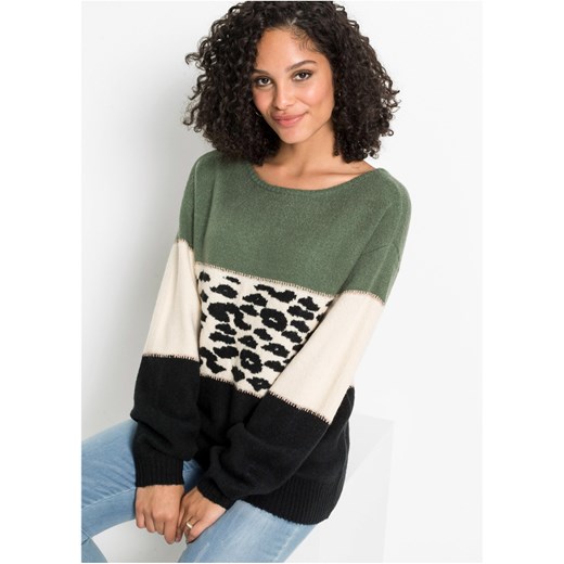 Sweter oversize ze sklepu bonprix w kategorii Swetry damskie - zdjęcie 170594256