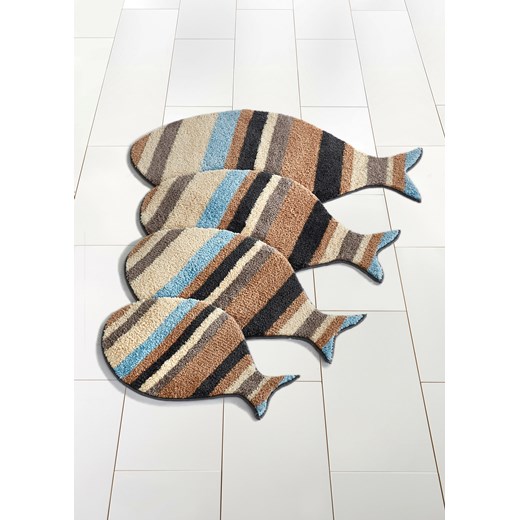 Dywanik łazienkowy w kształcie ryby ze sklepu bonprix w kategorii Dywaniki łazienkowe - zdjęcie 170595725