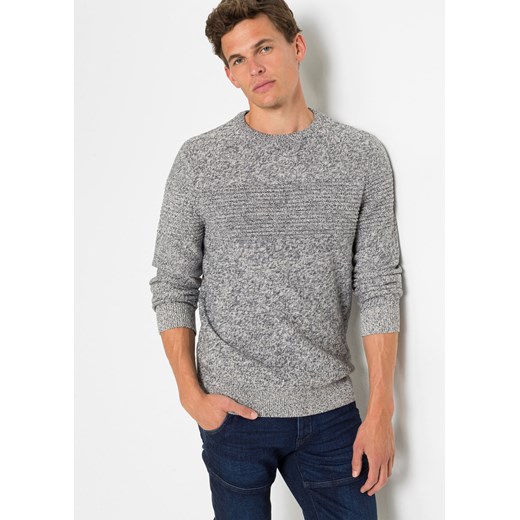 Sweter z przyjemnej dla skóry bawełny ze sklepu bonprix w kategorii Swetry męskie - zdjęcie 170595928