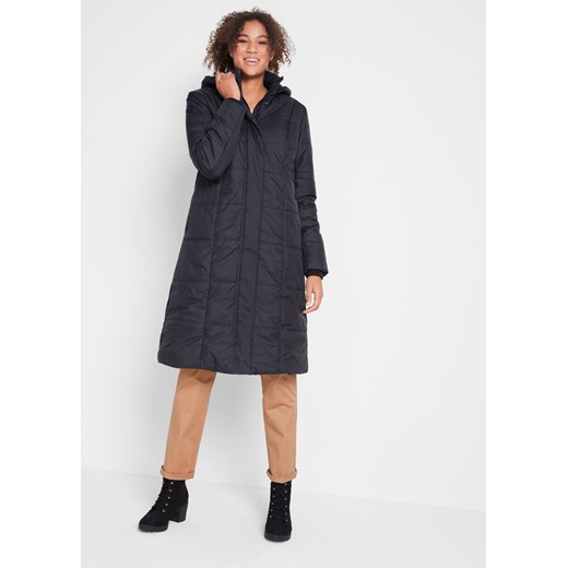 Płaszcz pikowany z odpinanym kapturem ze sklepu bonprix w kategorii Płaszcze damskie - zdjęcie 170596166