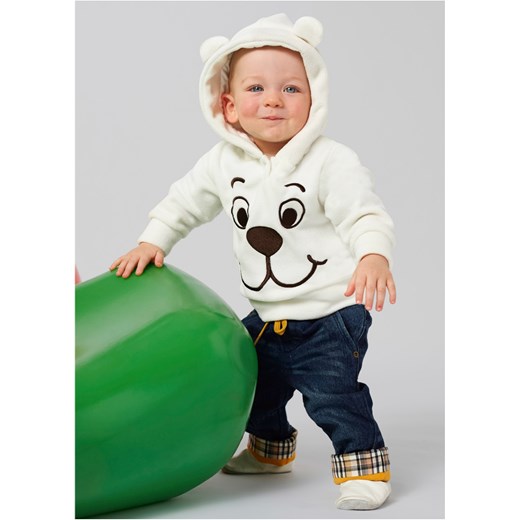 Bluza niemowlęca z polaru ze sklepu bonprix w kategorii Bluzy i swetry - zdjęcie 170596179