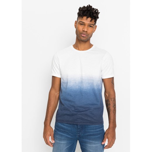 T-shirt Slim Fit ze sklepu bonprix w kategorii T-shirty męskie - zdjęcie 170596867