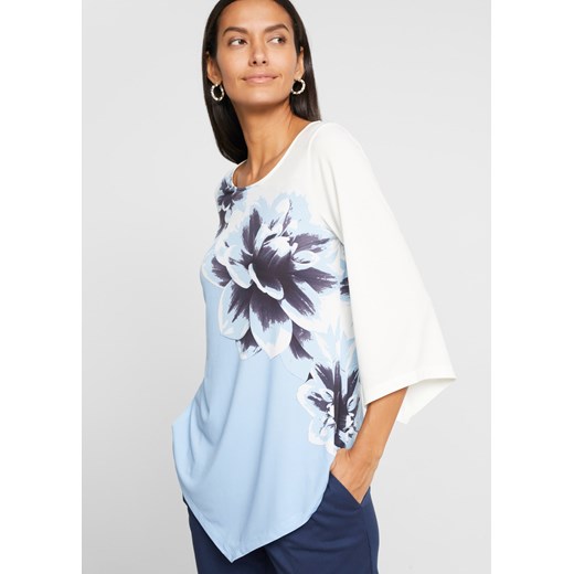 Tunika shirtowa z nadrukiem ze sklepu bonprix w kategorii Bluzki damskie - zdjęcie 170597116