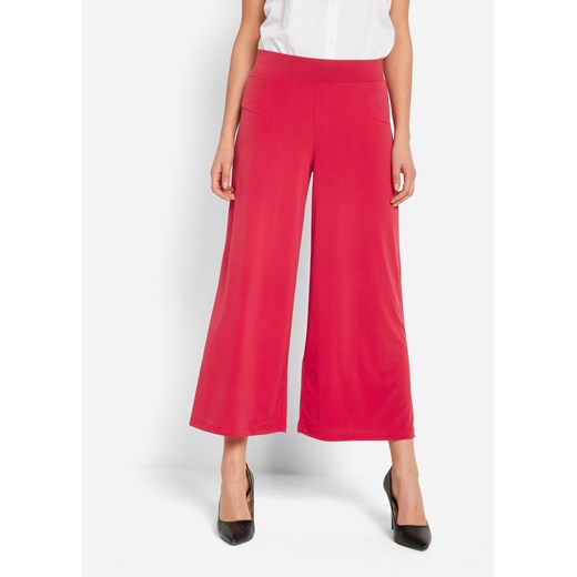 Spodnie culotte z dżerseju ze sklepu bonprix w kategorii Spodnie damskie - zdjęcie 170597496