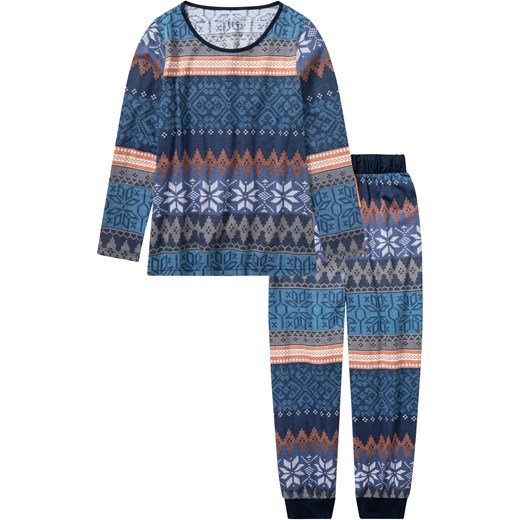 Piżama w norweski wzór ze sklepu bonprix w kategorii Piżamy damskie - zdjęcie 170598705