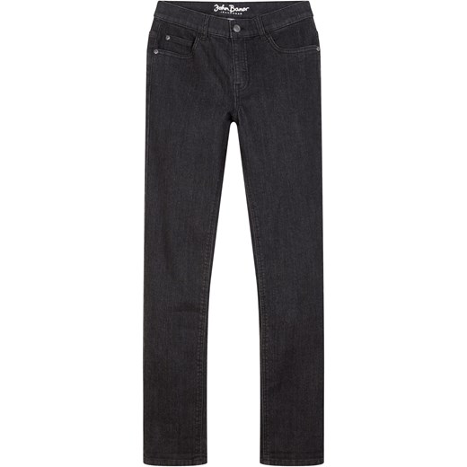 Dżinsy dresowe chłopięce w fasonie z 5 kieszeniami, Slim Fit ze sklepu bonprix w kategorii Spodnie chłopięce - zdjęcie 170598866