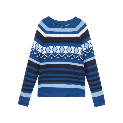 Sweter chłopięcy norweski ze sklepu bonprix w kategorii Swetry chłopięce - zdjęcie 170599378