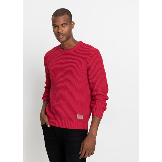 Sweter z bawełny z recyklingu (2 szt.) ze sklepu bonprix w kategorii Swetry męskie - zdjęcie 170599667