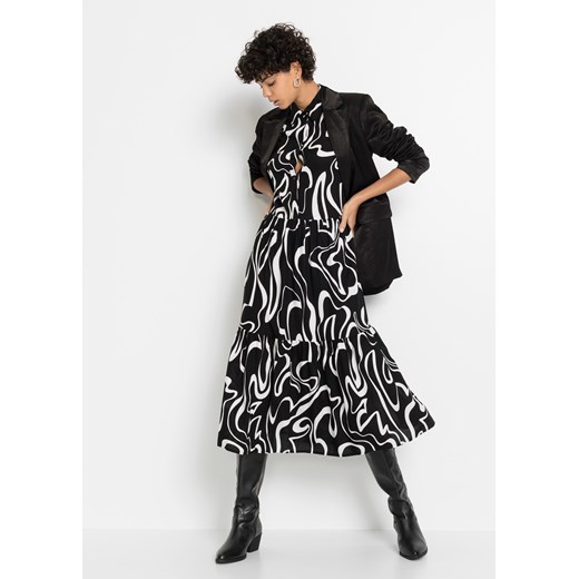 Sukienka midi ze zrównoważonej wiskozy ze sklepu bonprix w kategorii Sukienki - zdjęcie 170600028