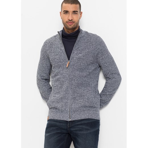 Sweter rozpinany ze sklepu bonprix w kategorii Swetry męskie - zdjęcie 170600358
