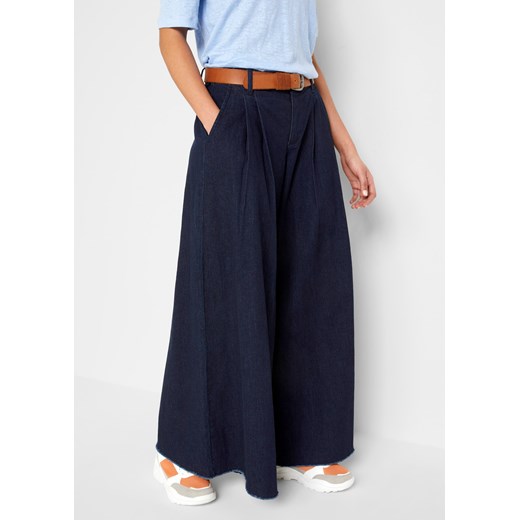 Spódnico-spodnie dżinsowe ze sklepu bonprix w kategorii Jeansy damskie - zdjęcie 170600978