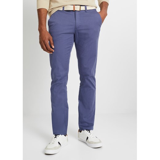 Spodnie chino ze stretchem, w wygodnym fasonie z paskiem, Regular Fit Straight ze sklepu bonprix w kategorii Spodnie męskie - zdjęcie 170601867