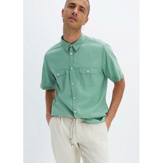Lekka koszula z krótkim rękawem ze sklepu bonprix w kategorii Koszule męskie - zdjęcie 170602146