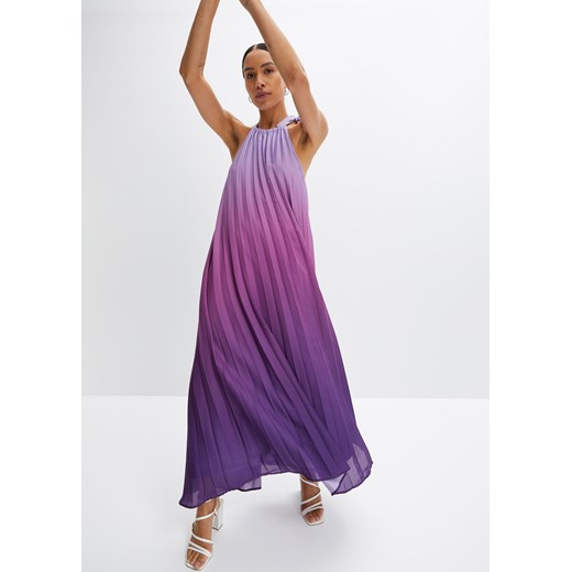 Sukienka plisowana w cieniowanym kolorze ze sklepu bonprix w kategorii Sukienki - zdjęcie 170602419