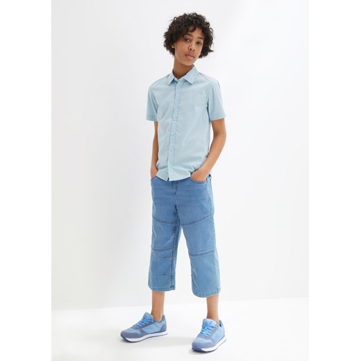 Koszula chłopięca z krótkim rękawem, Slim Fit 116/122 bonprix
