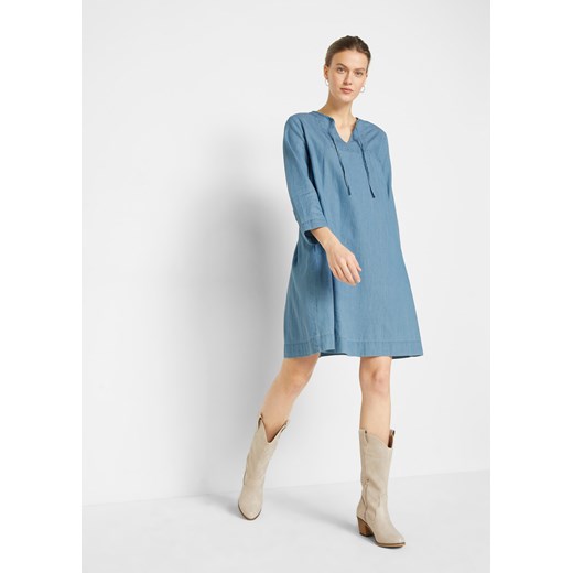 Sukienka dżinsowa z kieszeniami ze sklepu bonprix w kategorii Sukienki - zdjęcie 170602657
