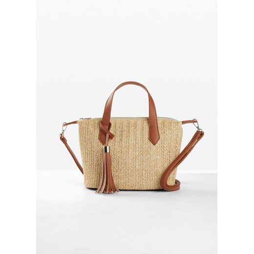 Torebka  w optyce słomkowej ze sklepu bonprix w kategorii Torby Shopper bag - zdjęcie 170603057