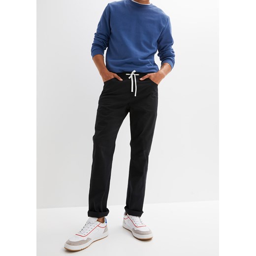 Spodnie w wygodnym fasonie z gumką w talii, Regular Fit Straight ze sklepu bonprix w kategorii Spodnie męskie - zdjęcie 170604137