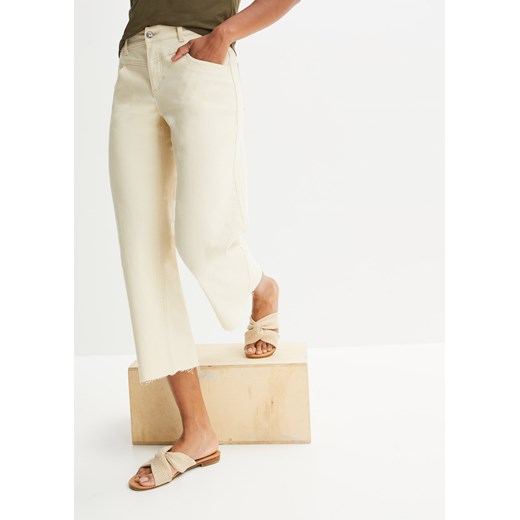 Spodnie ze stretchem ze sklepu bonprix w kategorii Spodnie damskie - zdjęcie 170604228