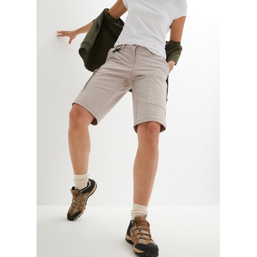 Spodnie softshell z kieszeniami z boku nogawki, odpychające wodę ze sklepu bonprix w kategorii Spodnie damskie - zdjęcie 170605065