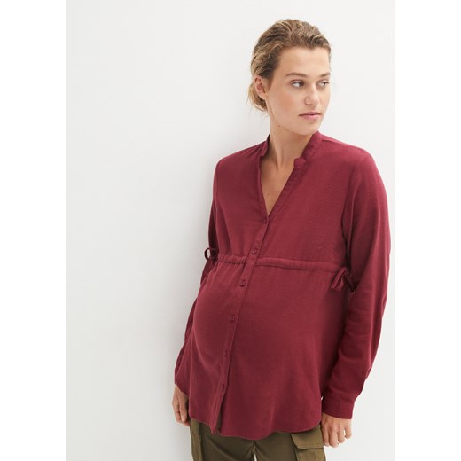 Bluzka ciążowa i do karmienia z flaneli ze sklepu bonprix w kategorii Bluzki ciążowe - zdjęcie 170605978